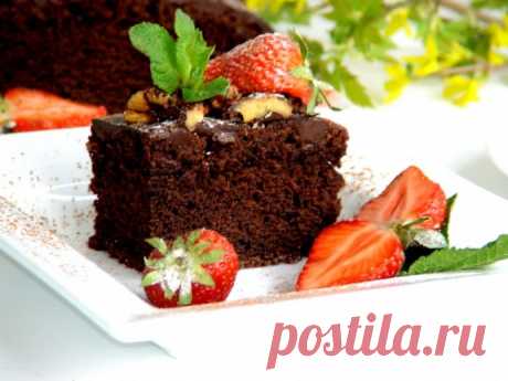 ​Шоколадный &quot;губчатый&quot; пирог