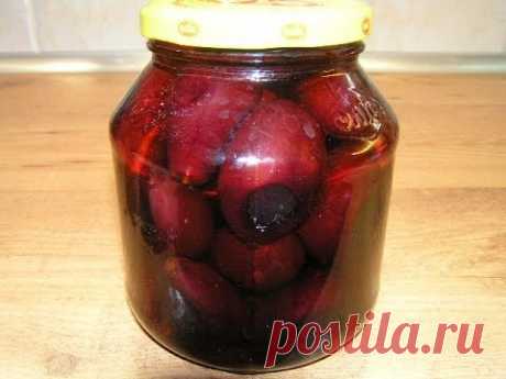 Маринуем сливу на зиму