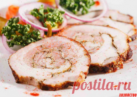 5 рецептов вкуснейших рулетов из свиного сала