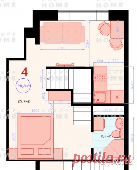 Студия, 29 м², 4/4 эт. - купить, продать, сдать или снять в Московской области на Avito — Объявления на сайте Avito