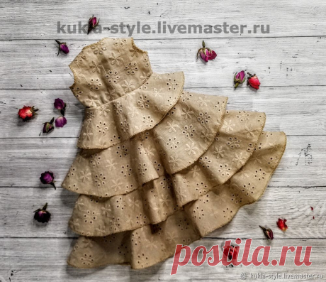 Мастер-класс : Шьем платье с воланами для куклы | Журнал Ярмарки Мастеров