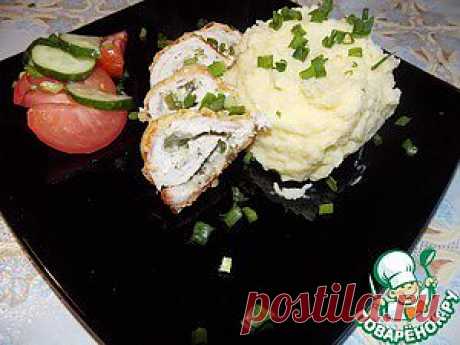 Куриный рулет с плавленым сыром - кулинарный рецепт