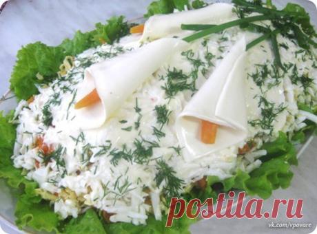 7. Салат на любой вкус "Каллы"