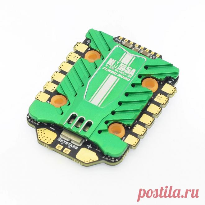 20x20mm skystars kramam 45a 3-6s blheli_32 4 in 1 dshot1200 brushless esc for rc drone fpv racing Sale - Banggood.com