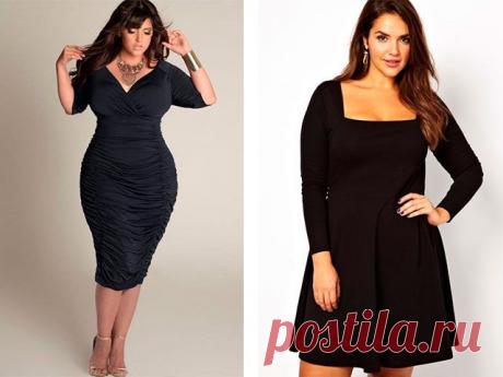 Маленькое черное платье для полных