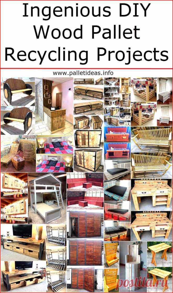Ingenious DIY Wood Pallet Recycling Projects | Pallet Ideas