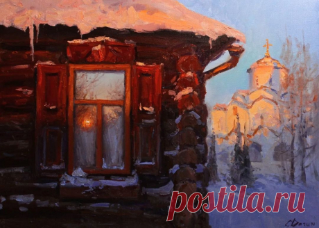 Художник — Евгений Вагин.
«Рождество. Суздаль» (2024)