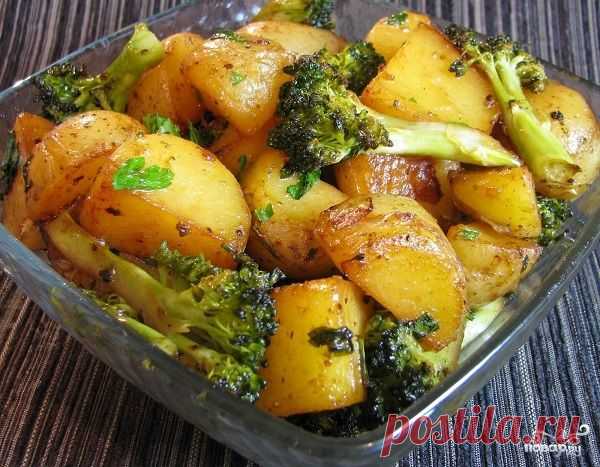 Брокколи с картошкой в духовке - кулинарный рецепт на Повар.ру