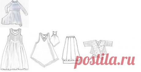 Шикарная подборка схем-выкроек для Бохо!