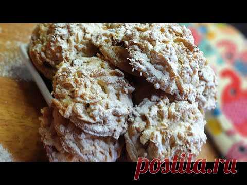 Самое ЛЮБИМОЕ ПЕЧЕНЬЕ // Домашнее ПЕСОЧНОЕ печенье с джемом и изюмом // Печенье КУРАБЬЕ
