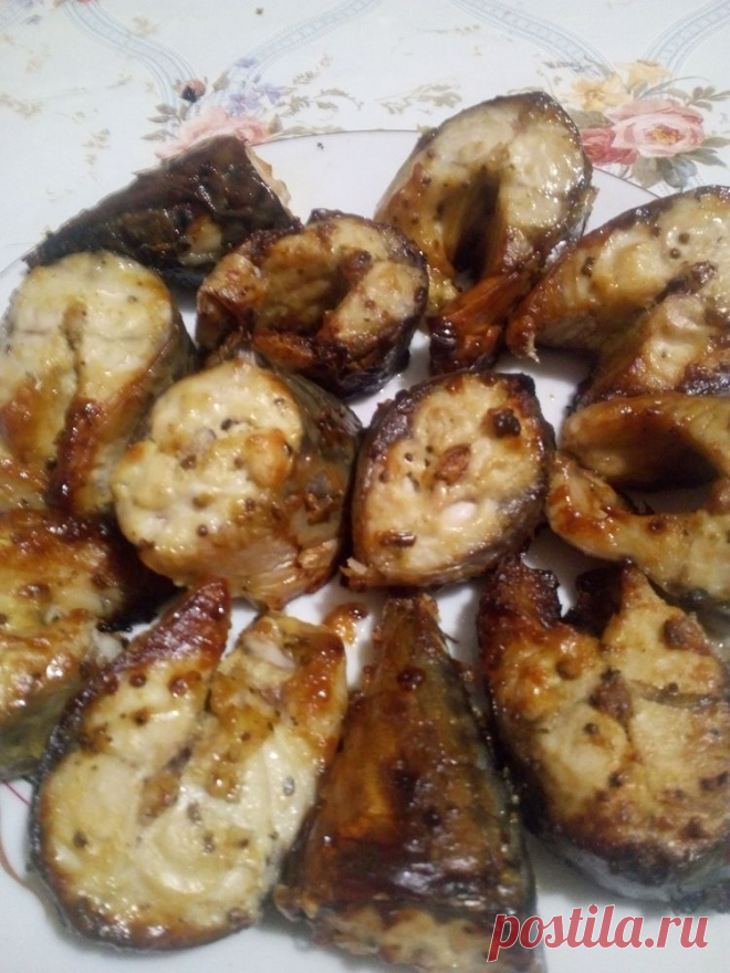 Скумбрия запеченная в духовке кусочками - Простые рецепты Овкусе.ру