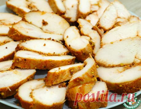 Домашняя пастрома из курицы в духовке – кулинарный рецепт