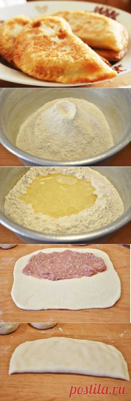 Как приготовить чебуреки с мясом. очень удачное хрустящее тесто! - рецепт, ингридиенты и фотографии
