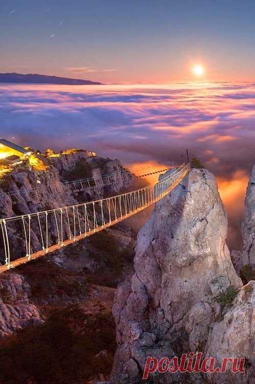 Mount Ai-Petri At Night Crimea | Russia