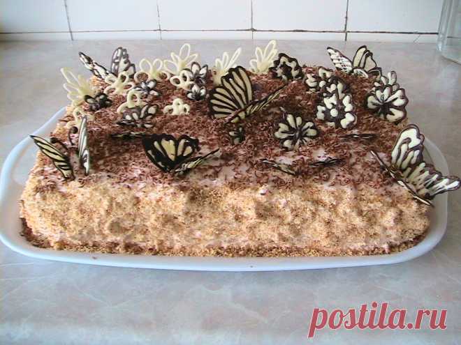 Шоколадные бабочки и узоры для украшения десерта » Женский Мир