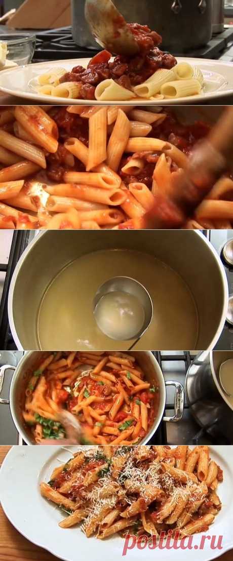 Макарошки с соусом