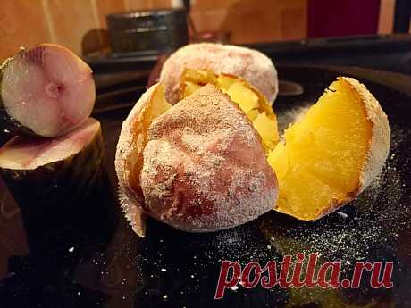 Любаш, спасибо за рецепт! Печеный картофель" Как на костре"