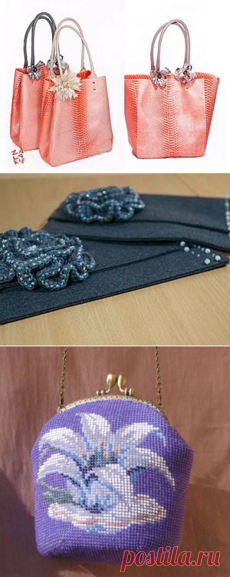 Вяжем бисерную сумочку - Ярмарка Мастеров - ручная работа, handmade