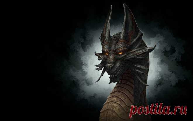 Download Dark Fantasy Dragon Portrait Wallpaper | Wallpapers.com Download Dark Fantasy Dragon Portrait wallpaper for your desktop, mobile phone and table. Multiple sizes available for all screen sizes. 100% Free and No Sign-Up Required.