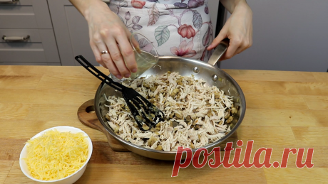 Фаршированные блинчики с куриной начинкой, после того как попробовала этот рецепт, тонкие блинчики пеку только по нему | Ольга Шобутинская | Яндекс Дзен