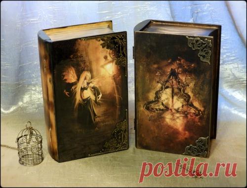 Эффект «свечения» в декупаже на деревянных заготовках