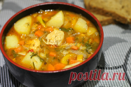 Айнтопф с куриной грудкой, овощами и зирой: рецепт с пошаговым фото - Быстрый обед и ужин от 1001 ЕДА вкусные рецепты с фото!