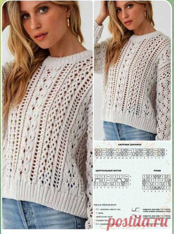 Элементарно! Вяжем легкими узорами! 29 схем для весенне-летних проектов спицами | Рукоделие Светлана Лосева | Дзен
