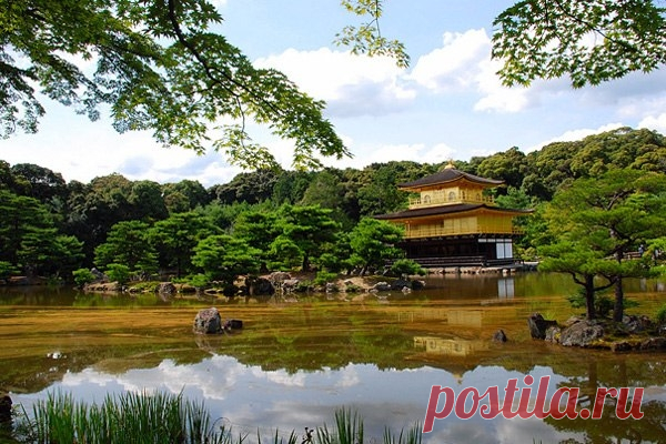 Золотой павильон Кинкаку-дзи в Киото - Путешествуем вместе