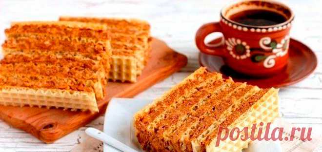 Рецепт крема для вафельных коржей. Очень быстро и вкусно Торт из вафельных коржей — один из быстрых и вкусных тортов. Но вкус его полностью зависит от крема.