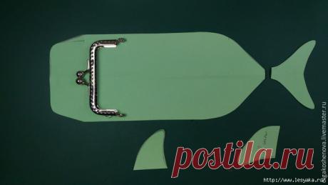 Оригинальный пенал/косметичка в виде кита или акулы своими руками!