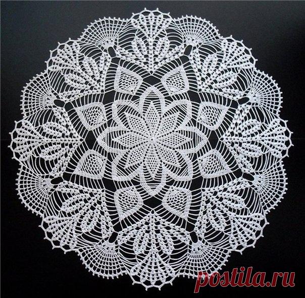 шикарные салфетки крючком со схемами: 26 тыс изображений найдено в Яндекс.Картинках