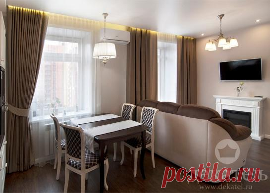 Шторы luxury для гостиной и зала Декатель, Новосибирск. Фото, ткани, цены и сроки. 2020