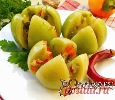 Зеленые помидоры квашеные рецепт с фото