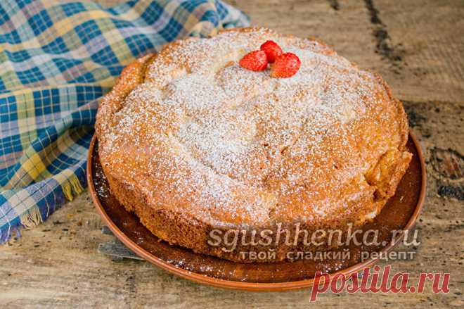 Пирог с яблоками - вкуснее, чем шарлотка и готовить легче сгущенка