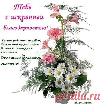 Открытки спасибо за ... дружбу, доброе сердце, поздравления - cтраница 9