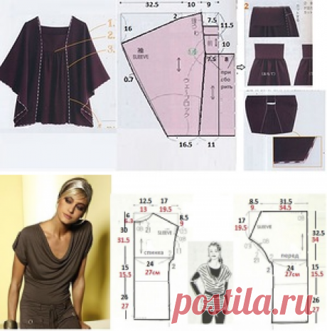 Выкройки - от простого к сложному