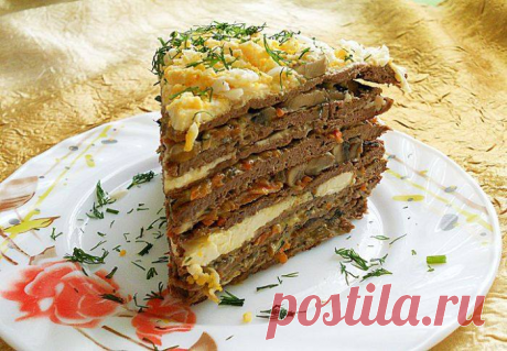 Закусочный торт "В лесу родилась ёлочка". | DiDinfo | Яндекс Дзен