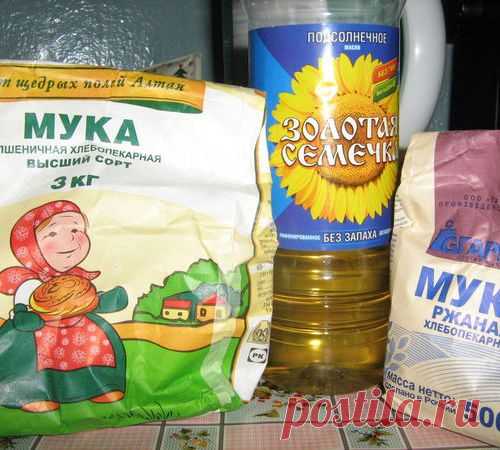ДОМАШНИЙ ХЛЕБ В ДУХОВКЕ ( АНТИКРИЗИСНЫЙ)