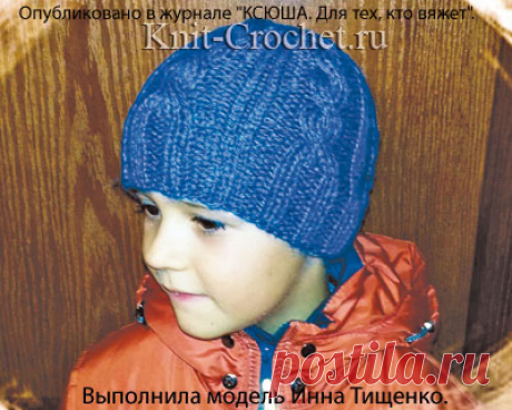 Шапочка для мальчика спицами. - Мальчикам на спицах - Вязание спицами - Каталог статей - Вязание спицами и крючком