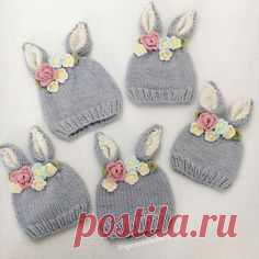 Bunny baby hat!