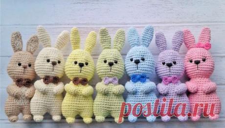 Как связать пасхального кролика крючком? Показываю схему! | Дерзкая экономка | Яндекс Дзен