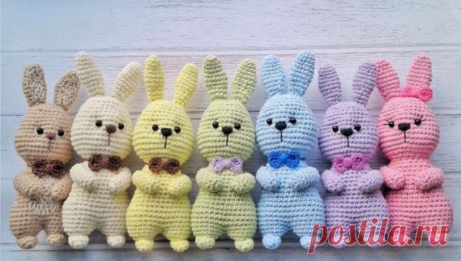 Как связать пасхального кролика крючком? Показываю схему! | Дерзкая экономка | Яндекс Дзен