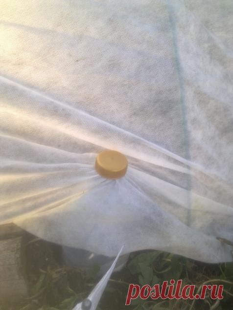 Как закрепить укрывной материал к земле - Садоводка