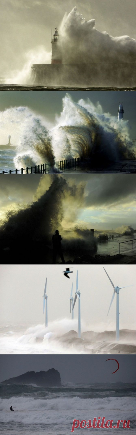 Самые впечатляющие фотографии шторма «Святой Иуда» (21 фото) / Фото / Развлекательный Портал MainFun.ru