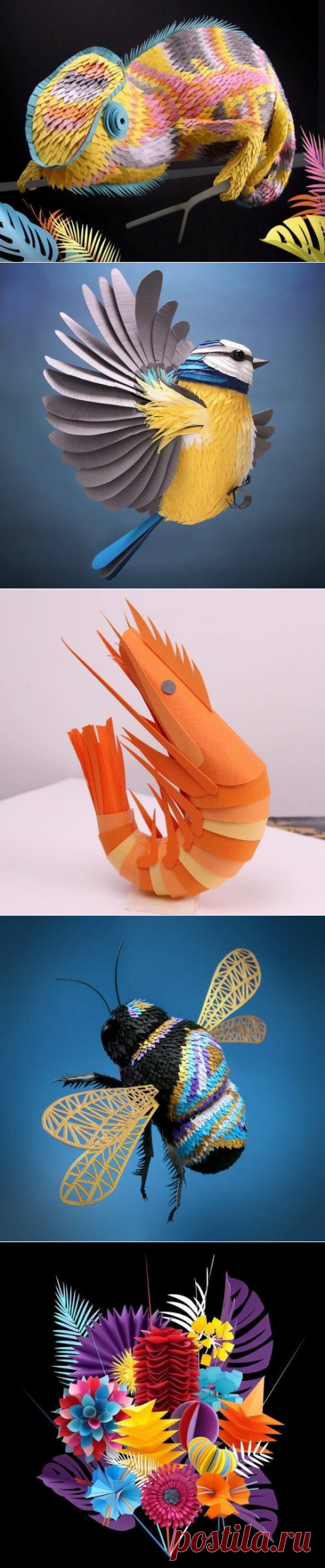 Бумажные скульптуры от Лизы Ллойд