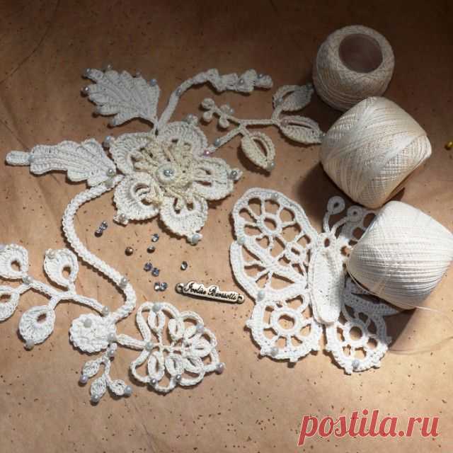 ..o momento é de imaginar..criar..e montar... vamos em frente... #instacroche #irishcrochet #lace #renda #crocheirlandes #croche #crochetstyle #fashion #bridal #hautecouture #handmade