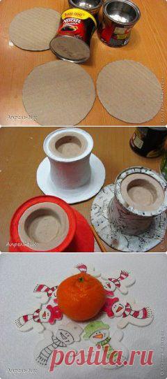 Новогодний подсвечник