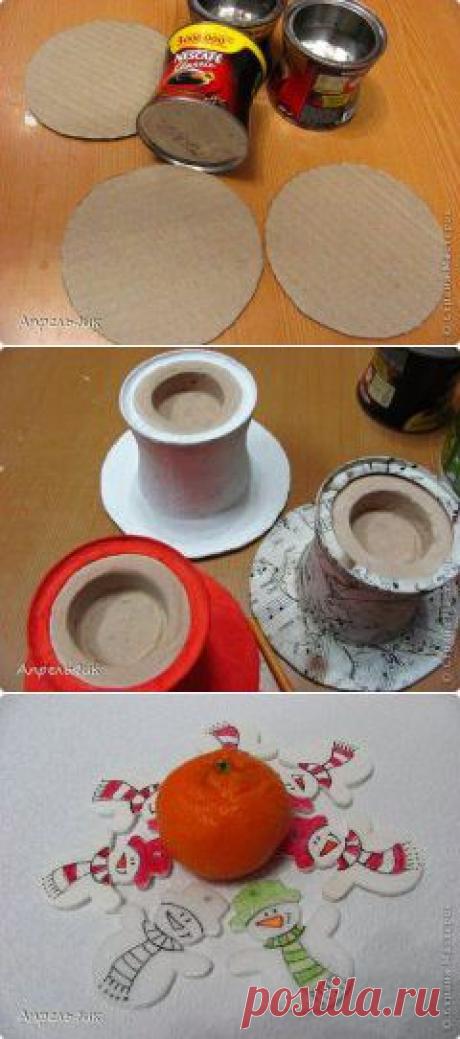 Новогодний подсвечник