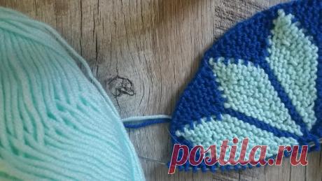 Вяжу спицами круг с узором, а куда применю потом решу и покажу | Просто вяжем | Дзен