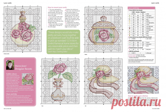 Журнал Cross Stitch Gold "Lace Cards", chart
3487х2348